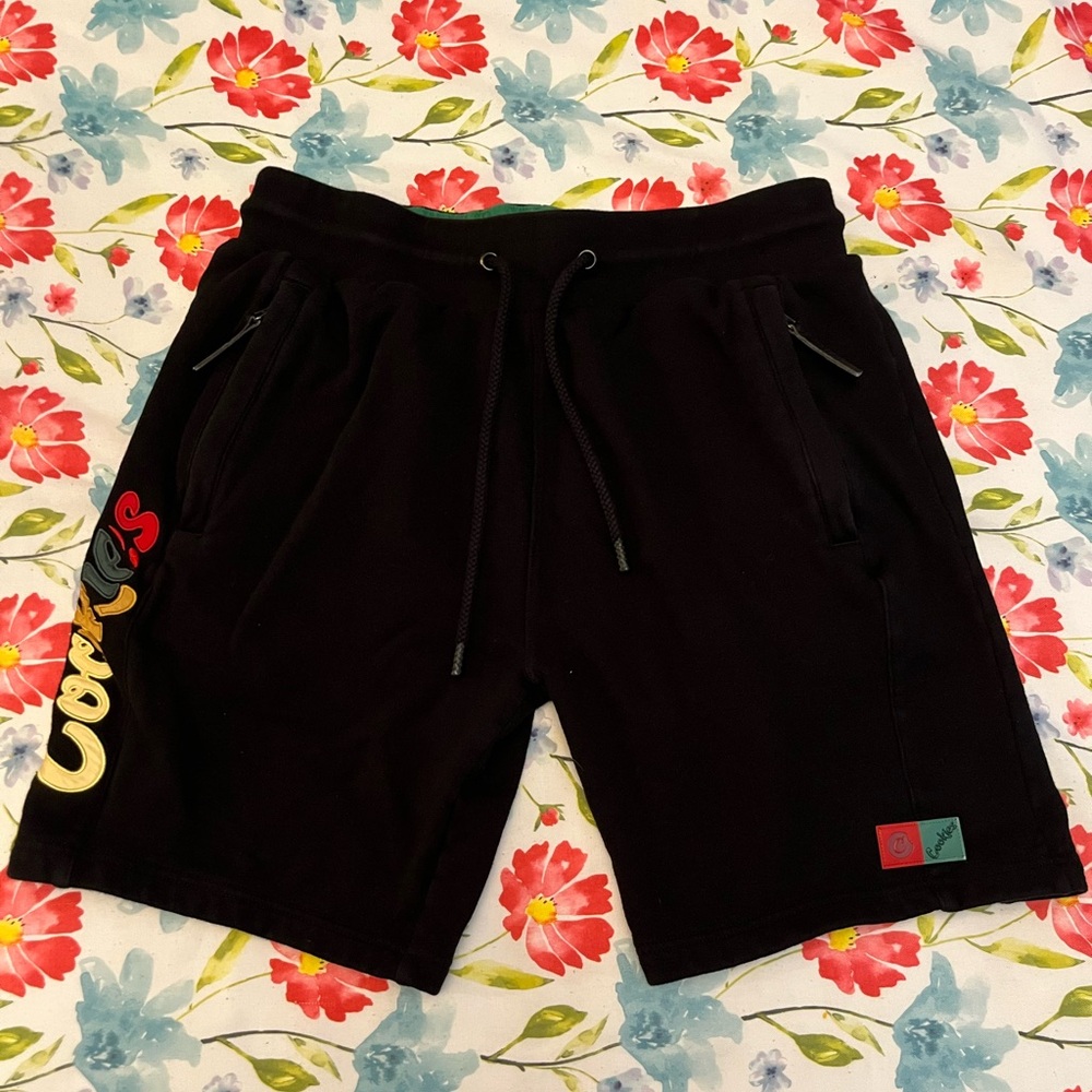 Cookies Montego Bay Black Sweat Shorts